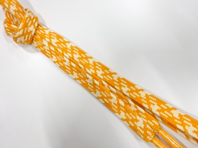 JAPANESE KIMONO / UNUSED HAND-TIED OBIJIME